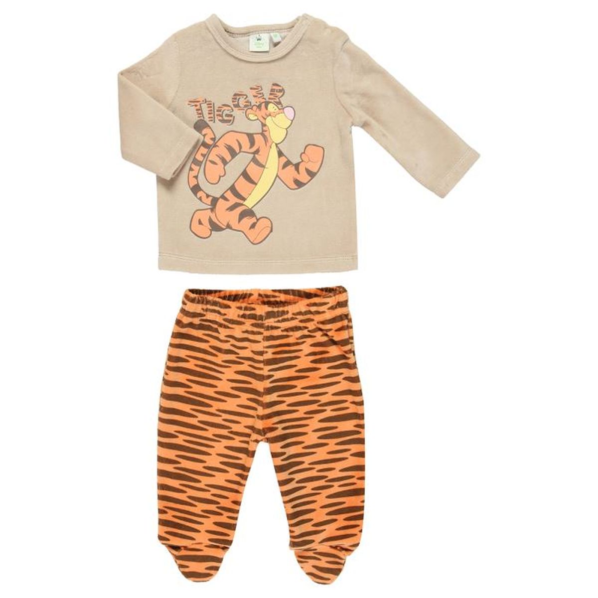 Tigrou Pyjama Bebe Garcon Beige Orange Et Marron Cdiscount Pret A Porter
