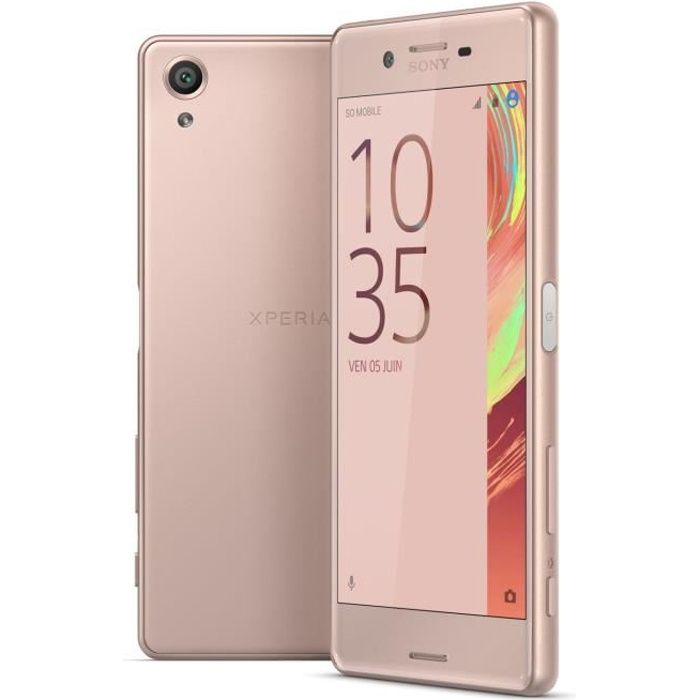 Téléphone portable Sony Xperia X 32 Go Rose pas cher Téléphone portable Sony Xperia X 32 Go Rose pas cher