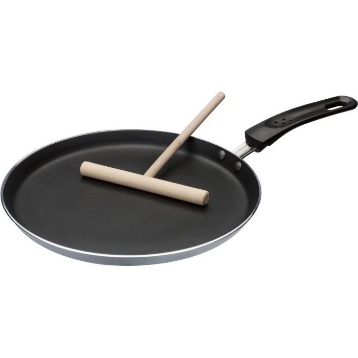 Poêle à crêpes GSW 26 cm Induction Aluminium avec étaleur