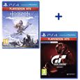 Pack 2 Jeux PS4 PlayStation Hits : Horizon Zero Dawn Complete Edition + GT Sport-0