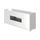 Meuble tv blanc laque haut