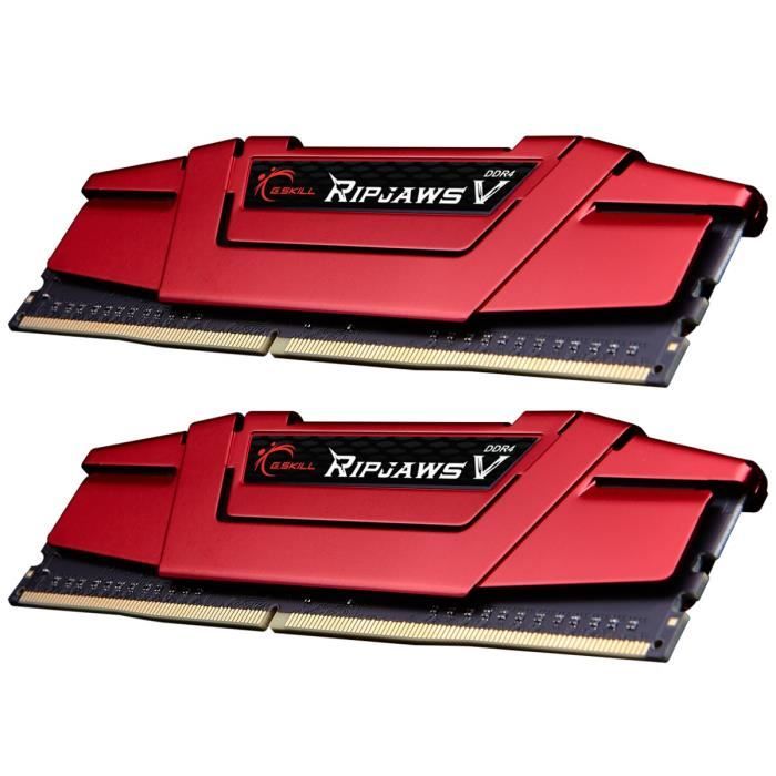 Vente Memoire PC G.SKILL Mémoire PC Ripjaws 5 - 8 Go PC4-17000/DDR4 2133 Mhz F4-2133C15D-8GVR pas cher Vente Memoire PC G.SKILL Mémoire PC Ripjaws 5 - 8 Go PC4-17000/DDR4 2133 Mhz F4-2133C15D-8GVR pas cher