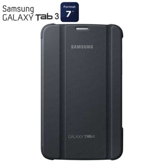 Samsung étui rabat Galaxy Tab3 7" gris