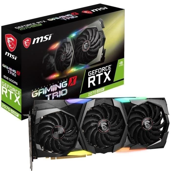 MSI Carte graphique GeForce RTX 2070 SUPER Gaming X Trio