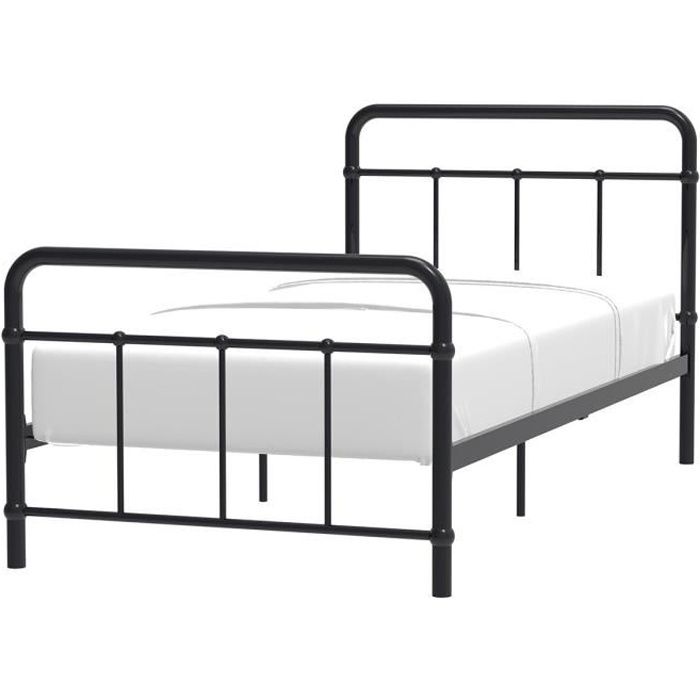 Lit Fer Forge Dore Cdiscount