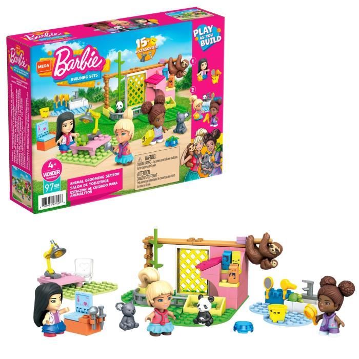 Mega Construx Barbie Salon de Toilettage Jeu de construction Des 4 ans