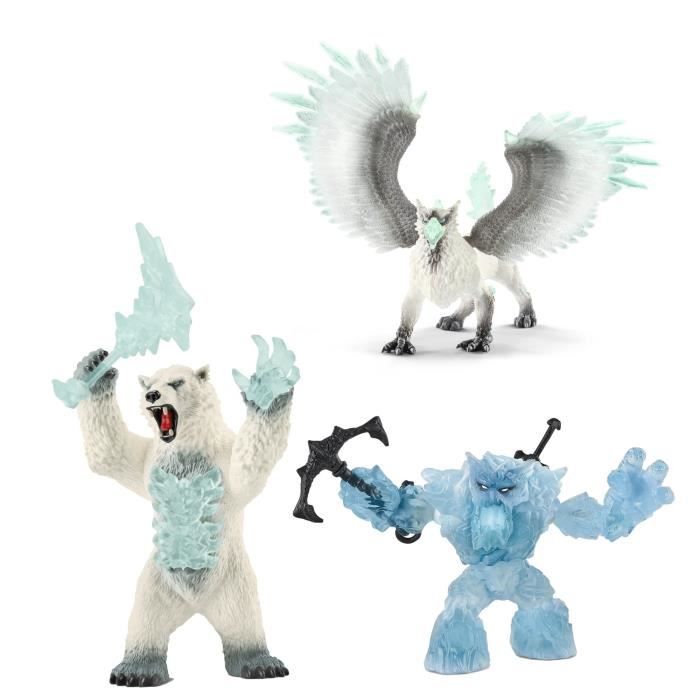 Figurines Eldrador de glace : Griffon + Ours + Monstre