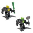 Lot de 2 figurines Eldrador Mini Creatures -Cyborg des Ténèbres + Cyborg de la jungle - Schleich-0