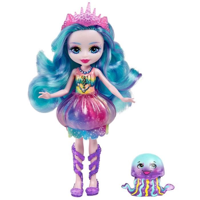 Enchantimals - Jelanie Méduse et Stingley - Mini-poupée - Dès 4 ans -  Multicolore - Avec accessoires - Cdiscount Jeux - Jouets