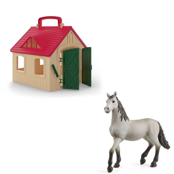 Coffret Ferme Transportable SCHLEICH SCH72341 pliable poignée intégrée Neuf - vue 10