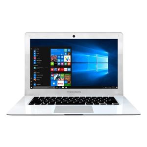 Vente PC Portable THOMSON PC portable NEO14A - 14,1'' HD - 1Go RAM - Intel® Atom™ - 32Go eMMC - 1366x768pxl TN - Windows 10 - WiFi/Bluetooth - Blanc pas cher Vente PC Portable THOMSON PC portable NEO14A - 14,1'' HD - 1Go RAM - Intel® Atom™ - 32Go eMMC - 1366x768pxl TN - Windows 10 - WiFi/Bluetooth - Blanc pas cher