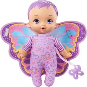 POUPON My Garden Baby - Mon Premier Bébé Papillon, violet, 23 cm, corps souple avec ailes en peluche - Poupée / Poupon - Dès 18 mois