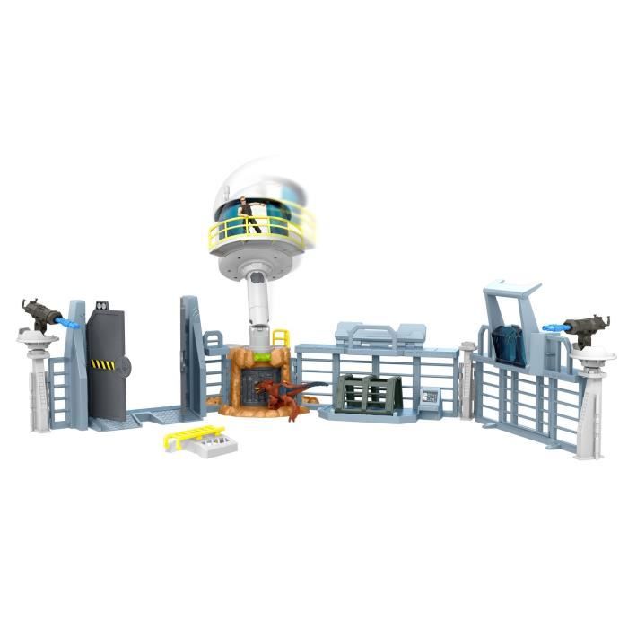 Jurassic World - Coffret Chaos A L'Avant-Poste - Figurines d'action - 4 ans et +