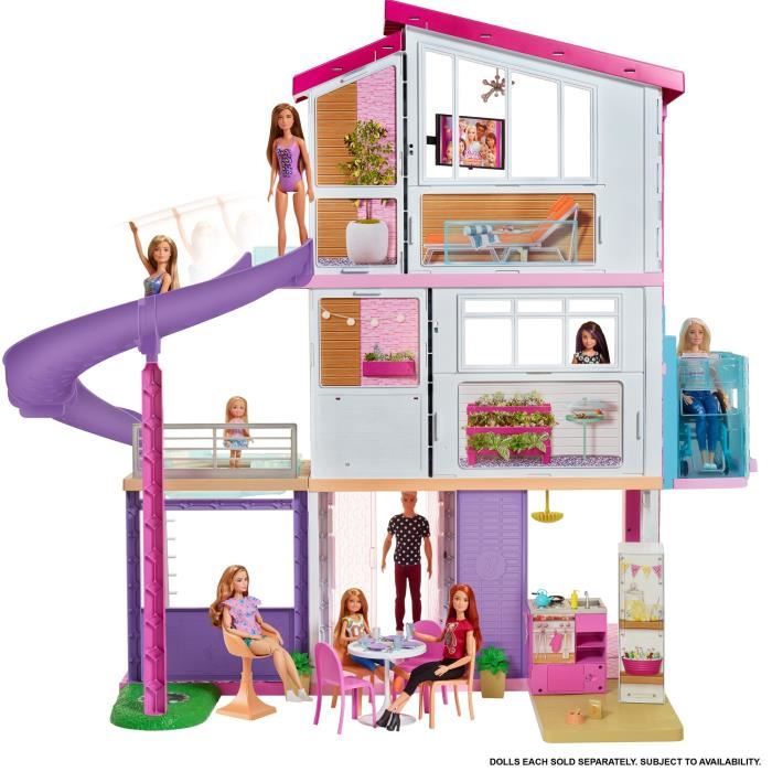 La maison de poupée 'Hello Dreamhouse' de Barbie pour enfants 