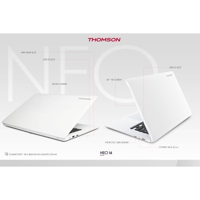 Ordinateur portable THOMSON N14C4WH64 - Intel Celeron