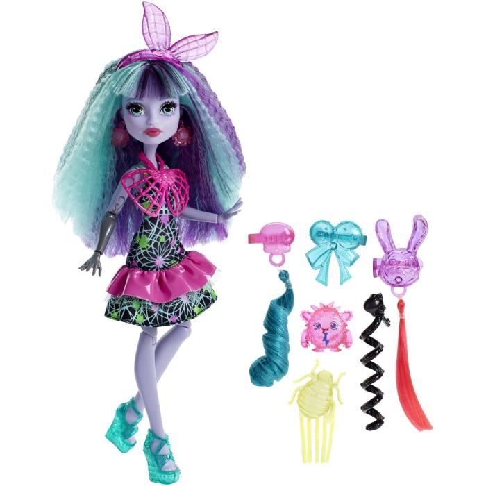 Monster High Coiffure Monstrueuse Twyla Cdiscount Jeux Jouets