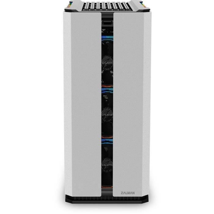 ZALMAN BOITIER PC X3 - Moyen Tour - RGB - Blanc - Verre trempé - Format ATX  (X3WH) - Cdiscount Informatique