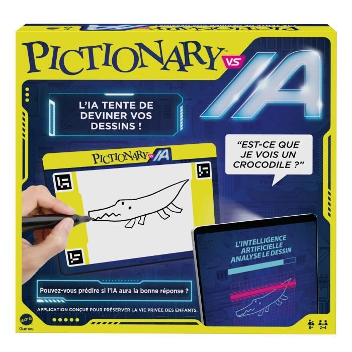Jeu De Société Pictionary Vs Ia Mattel La Boite