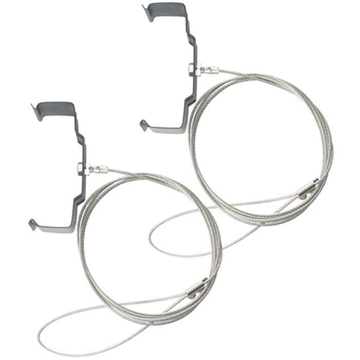 Comparer les prix de FLUVAL Trousse de suspension pour rampes d’éclairage à 3.0 LED 140cm câble suspens kit - Pour poisson