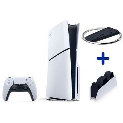 Console PS5 + Station de charge + Socle vertical