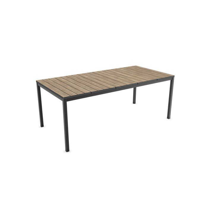 Table de jardin - Rectangulaire - Résine plateau imitation frêne - 6 à 8 personnes 200 cm - Porto Nova - Keter Table de jardin - Rectangulaire - Résine plateau imitation frêne - 6 à 8 personnes 200 cm - Porto Nova - Keter