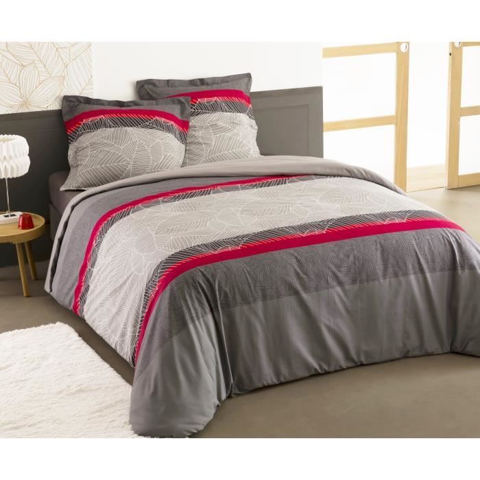 VISION Parure de couette ALFRED 100% coton - 1 housse de couette ...