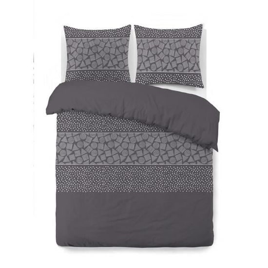 AYMAX Parure de lit réversible - One Piece - 240 cm x 220 cm