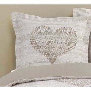 Parure De Lit 3 Pièces 240x220 Cm - Housse De Couette + 2 Taies - Microfibre Douce Hypoallergénique - Motif Damier Argenté