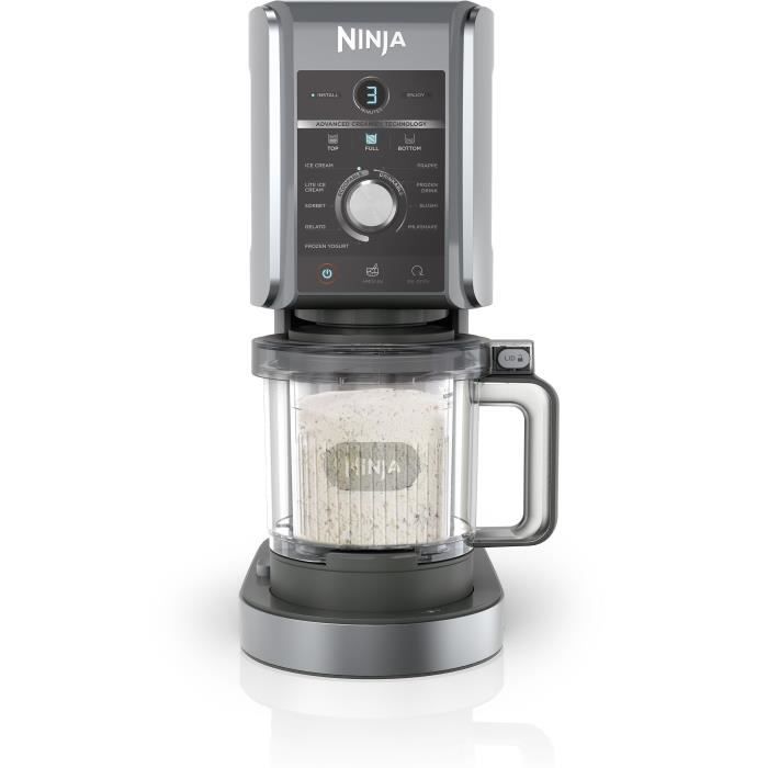 Machine À Glaces Ninja Creami Deluxe NC502EU – 10 Programmes, 2 Pots 709ml - vue 6