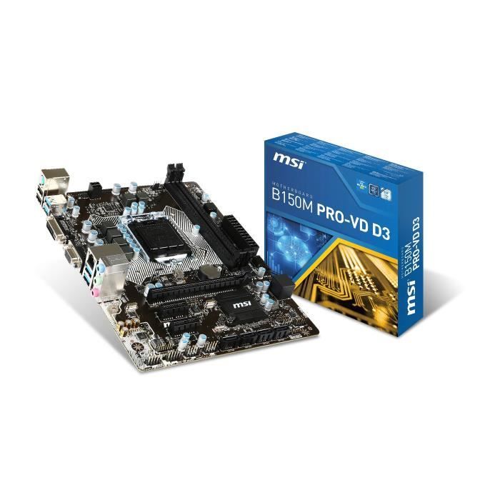 MSI carte mère B150M PRO-VDH D3 - Msi