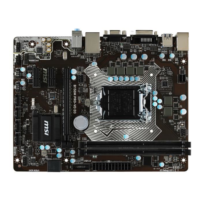 MSI carte mere B150M PRO VDH D3 Cdiscount Informatique