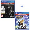 Pack 2 Jeux PS4 PlayStation Hits : The Last Of Us Remastered + Ratchet & Clank-0