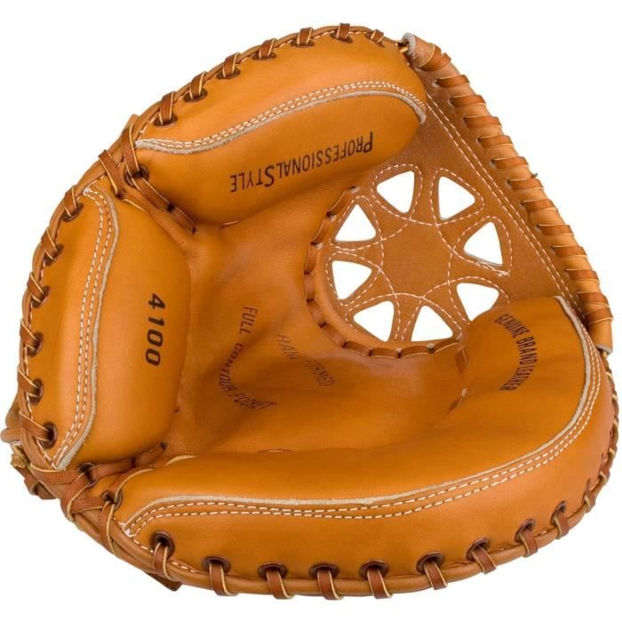 Gant de baseball receveur Enfant Gaucher Marron Cdiscount Sport