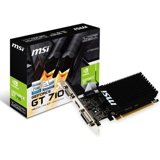 MSI GeForce GT 710 DDR3 - 1 Go