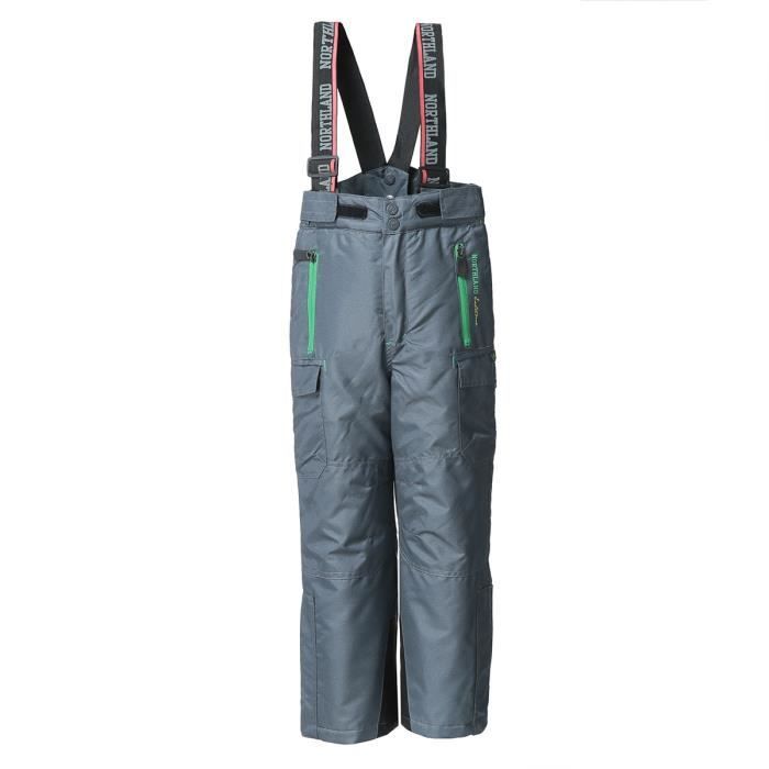 GDREDA Pantalons de Ski Imperméables pour Enfants Garçons Filles Jeunes, Taille Élastique, Chauds et Isolés (Bu1, 10-12 Ans