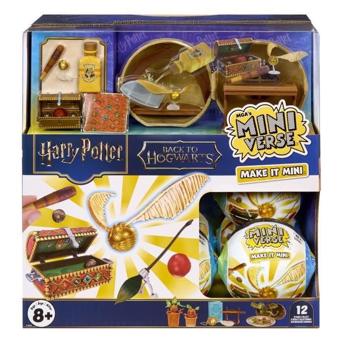 Miniverse - Harry Potter Back to Hogwarts - Boîte complète avec les 15 boules - Jeu de loisir créatif - Dès 8 ans - Non comestible