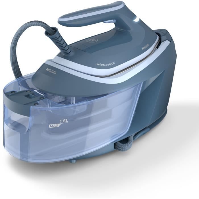 Centrale Vapeur - PHILIPS - PSG6042/20 - PerfectCare Compact Série 6000 - 8 bars - 1.8L - Bleu