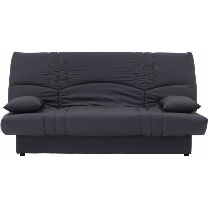 Banquette clic clac 3 places Tissu Style Contemporain 190 x P 92 cm DREAM - vue 4