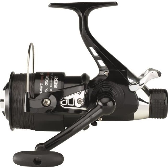 SERT Moulinet Carpe Debrayable Aka HRS 601 FD – Noir Et Argent, Anti-retour, Pour Pêche Sportive