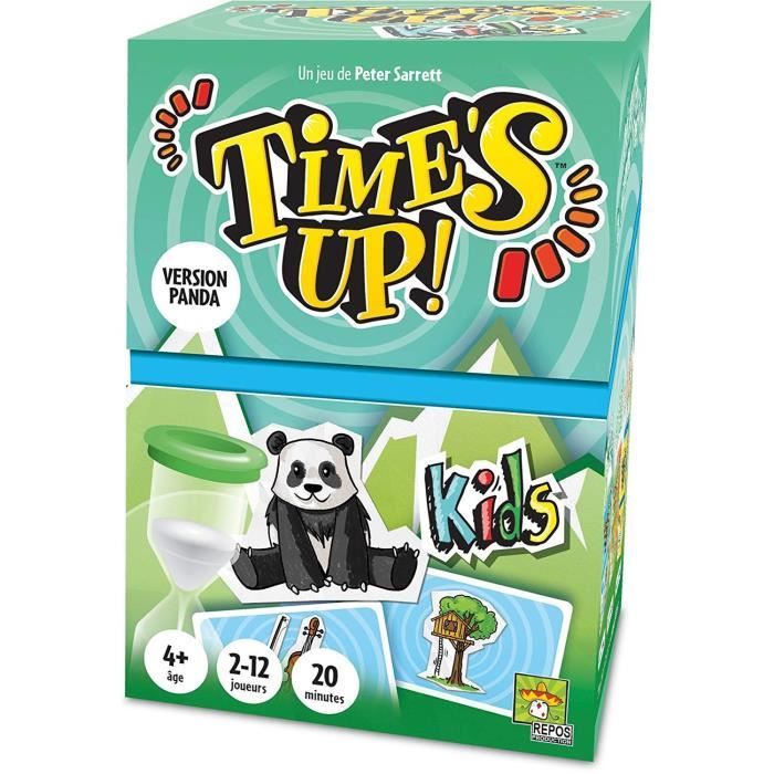 Repos Production | Time's Up! : Kids - Version Panda | Jeu de société | À partir de 4 ans | 2 à 12 j
