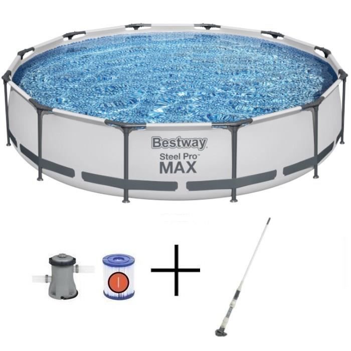 Piscine Tubulaire Ronde Steel Pro Max Bestway Le Piscine - vue 7