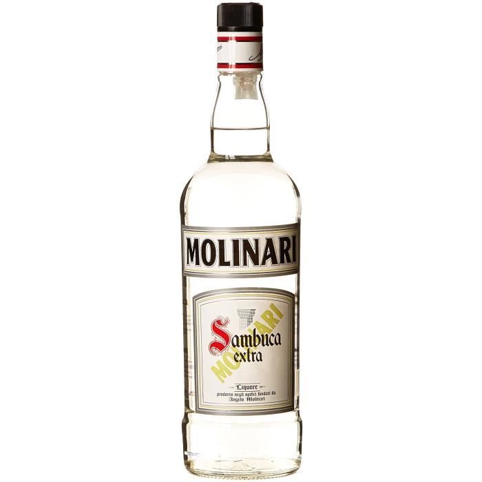 Molinari - Sambuca Extra - Liqueur - 40% - 1 L - La cave Cdiscount
