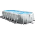 Kit piscine prism frame ovale tubulaire (l)6,10 x (l)3,05 x (h)1,22m et chauffage solaire-1
