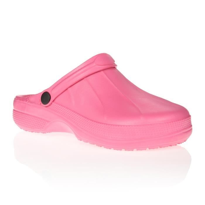 Sabot médical Crocs rose