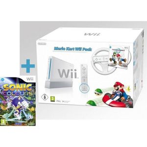 CONSOLE WII Wii MARIO KART + SONIC COLOURS