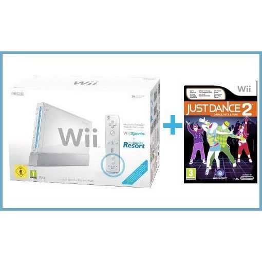 Acheter Wii Sports Resort Pack Blanc+Just Dance 2 Reconditionné - 169,90 € Wii Sports Resort Pack Blanc+Just Dance 2 Reconditionné - reconditionné disponible sur Cdiscount Seconde Vie