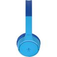 BELKIN SOUNDFORM™ Mini - Casque audio sans fil circum-aural pour enfants - Bluetooth - Bleu-4