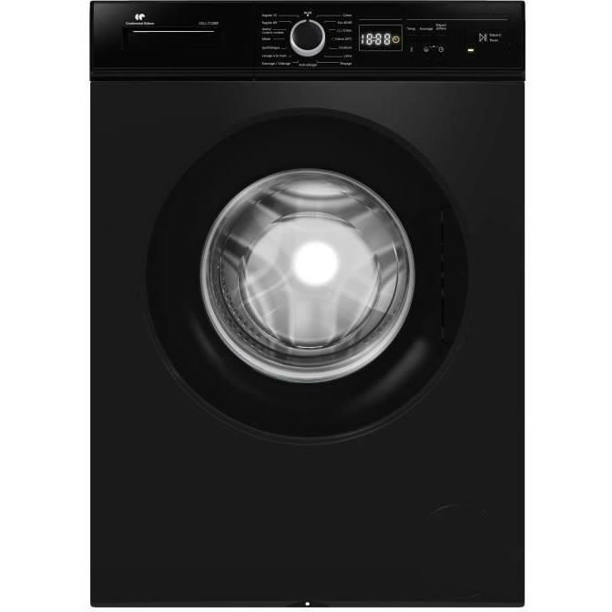 Lave linge hublot Pose libre CONTINENTAL EDISON CELL712IBP 7 kg Induction 60 cm 1200 trsmin