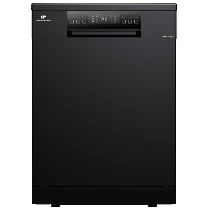 Lave vaisselle pose libre CONTINENTAL EDISON CELV1544IBP 15 couverts Inverter 60 cm 42 dB