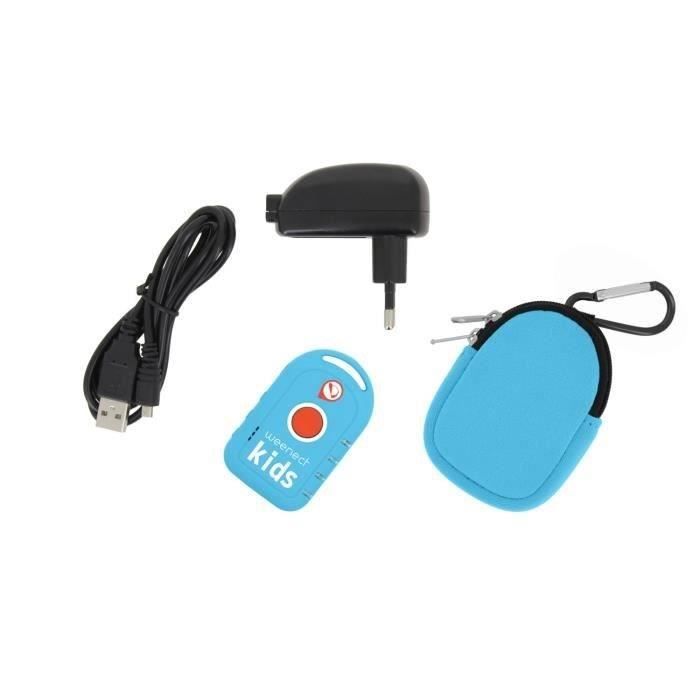 WEENECT Balise GPS Enfant - Bleu - Cdiscount Téléphonie